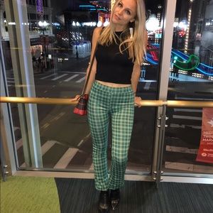 Stretchy Urban Outfitter plaid pants